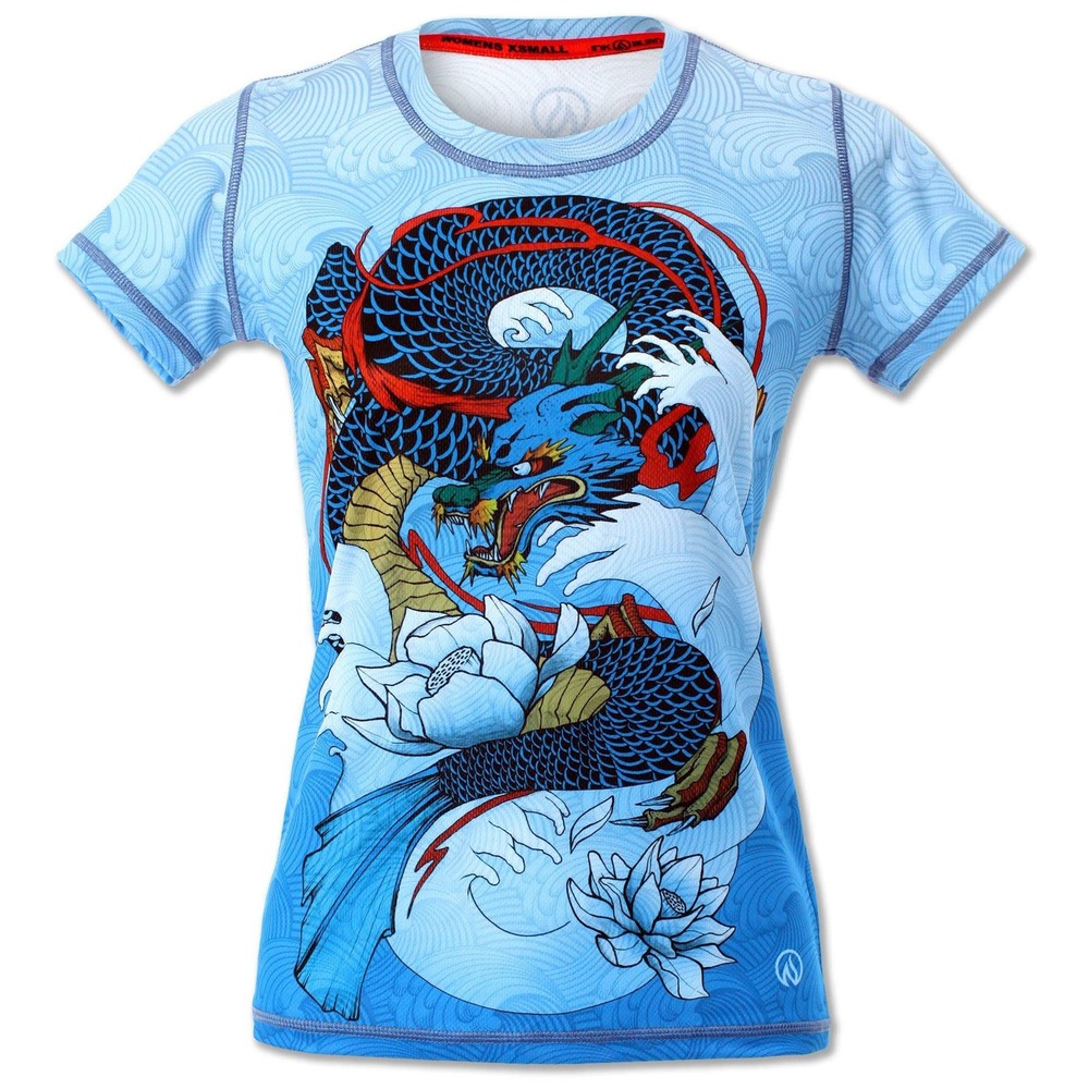 Ink Burn  Dragon's Gate Performance Short Sleeve Shirt Large‎